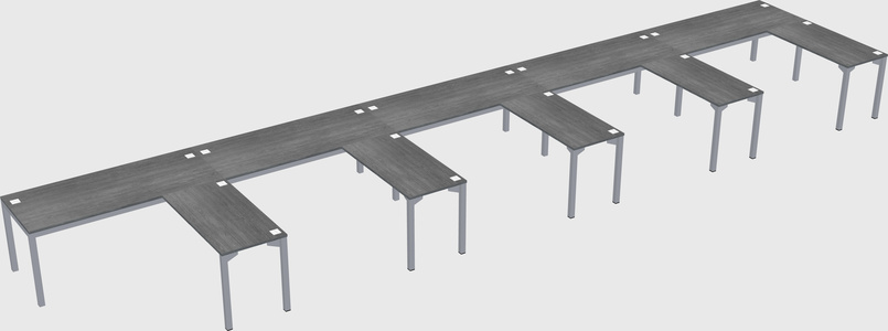 L-shaped desk
