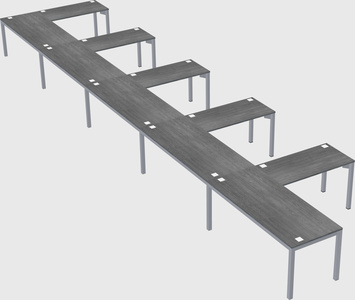 L-shaped desk
