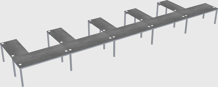 L-shaped desk