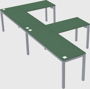 L-shaped desk