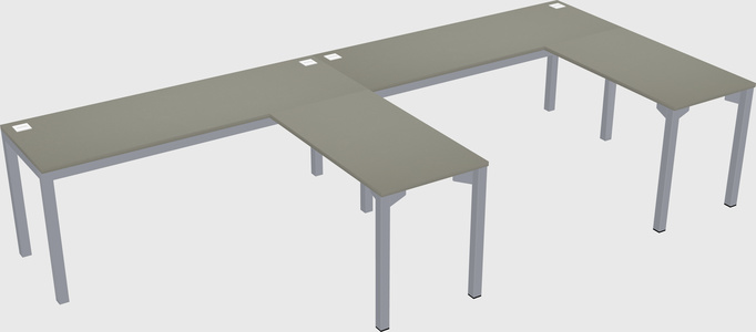 L-shaped desk