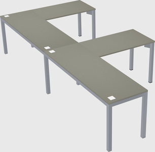 L-shaped desk