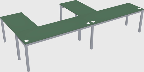 L-shaped desk