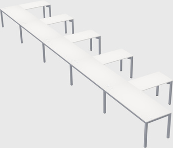 L-shaped desk