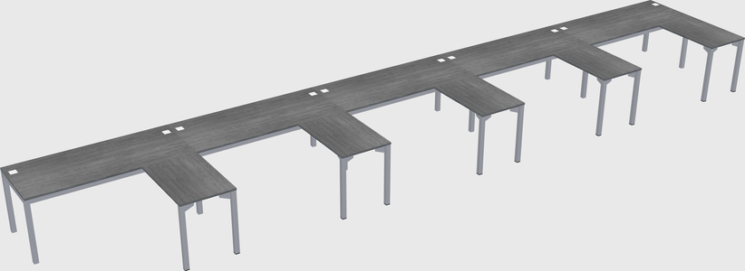 L-shaped desk