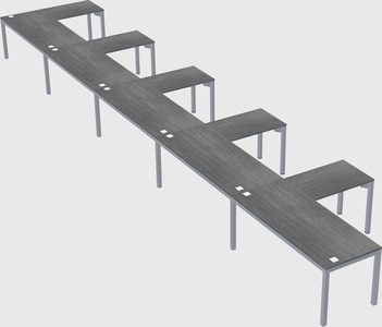 L-shaped desk