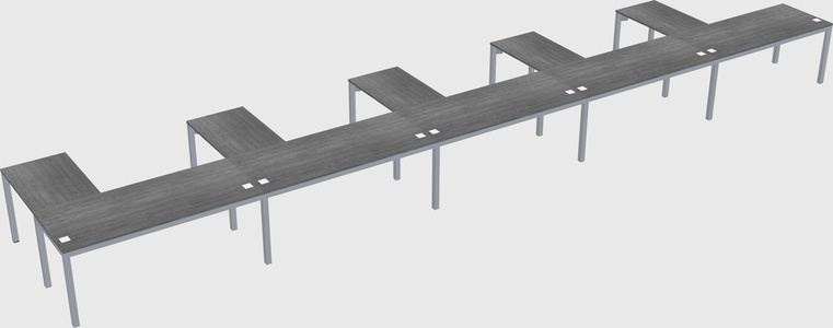 L-shaped desk