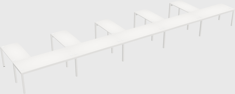 L-shaped desk