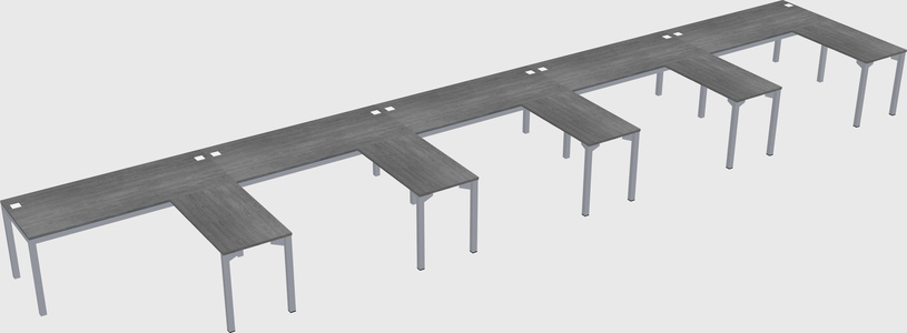 L-shaped desk