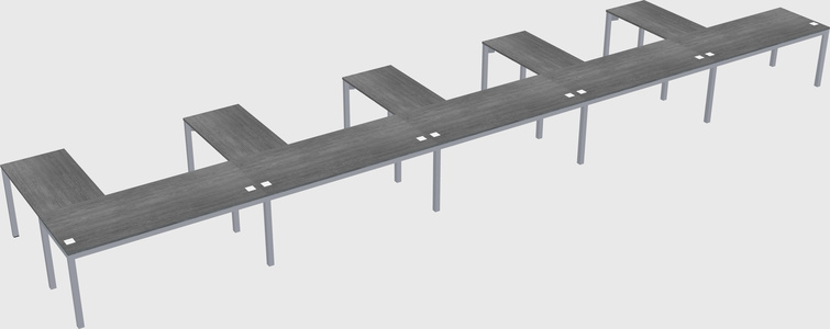 L-shaped desk
