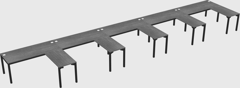 L-shaped desk