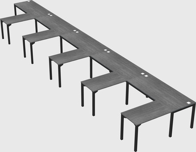 L-shaped desk