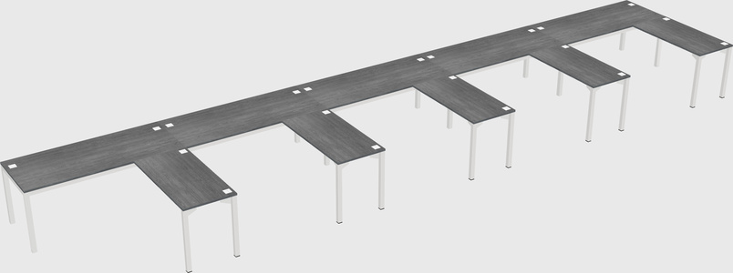 L-shaped desk