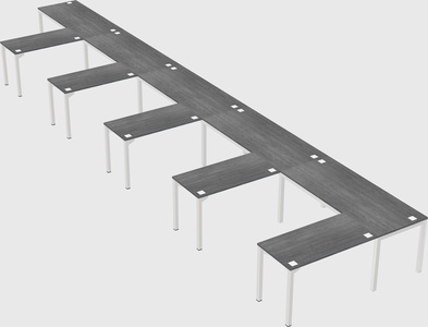 L-shaped desk
