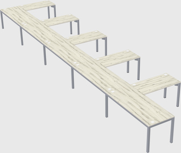 L-shaped desk