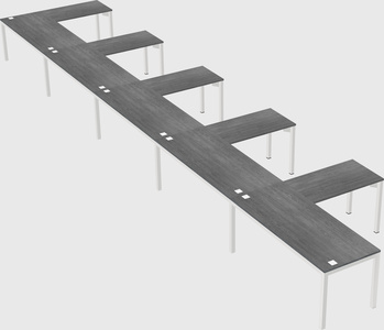 L-shaped desk
