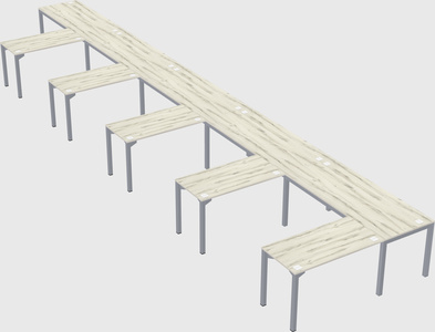 L-shaped desk