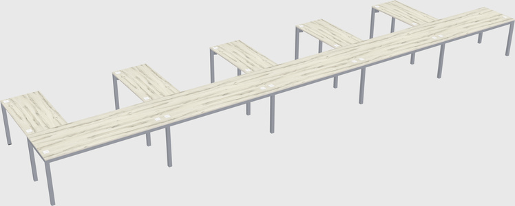 L-shaped desk