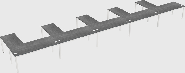 L-shaped desk