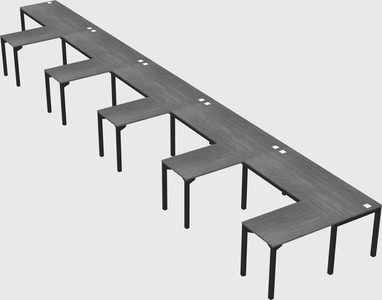 L-shaped desk