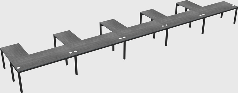 L-shaped desk