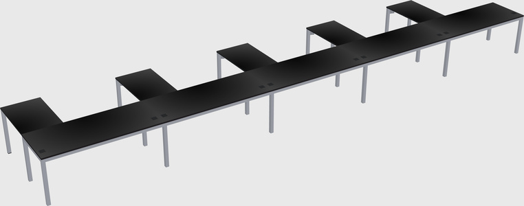L-shaped desk