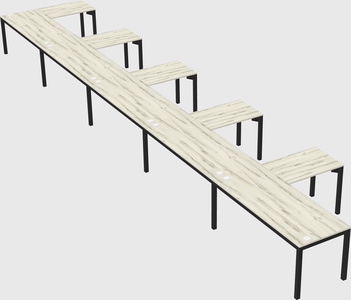 L-shaped desk