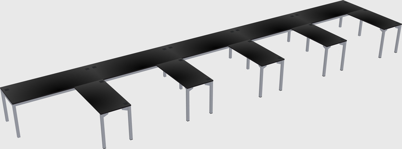 L-shaped desk