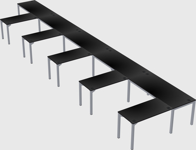 L-shaped desk