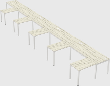 L-shaped desk
