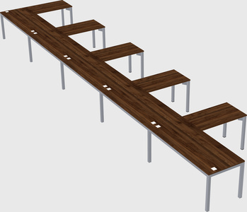 L-shaped desk
