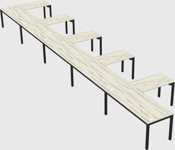 L-shaped desk