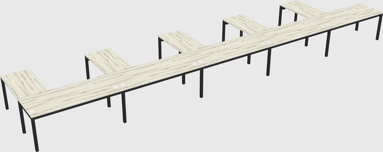 L-shaped desk
