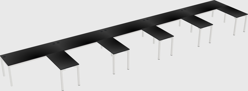L-shaped desk