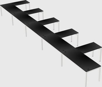 L-shaped desk