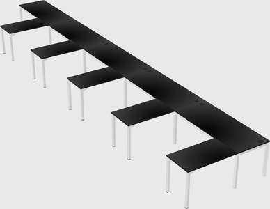L-shaped desk