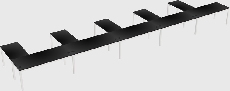 L-shaped desk