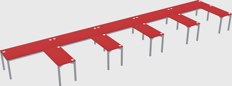 L-shaped desk