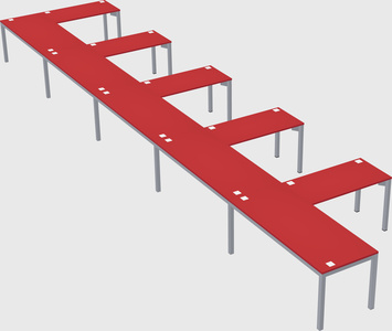 L-shaped desk