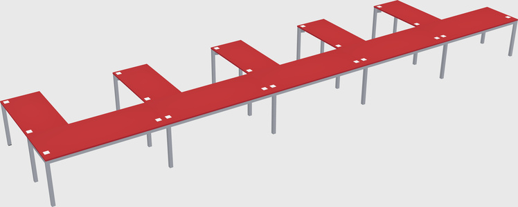 L-shaped desk