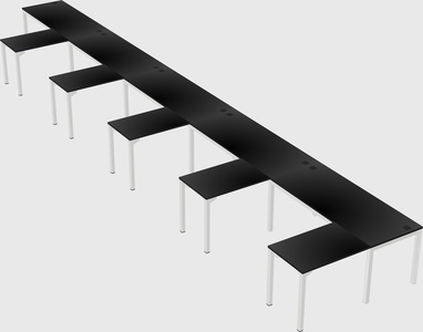 L-shaped desk