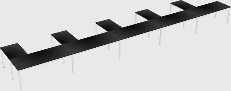 L-shaped desk