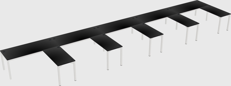 L-shaped desk