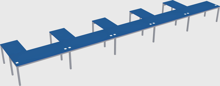 L-shaped desk
