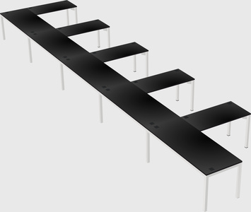 L-shaped desk