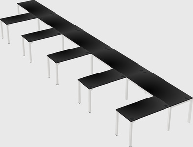 L-shaped desk