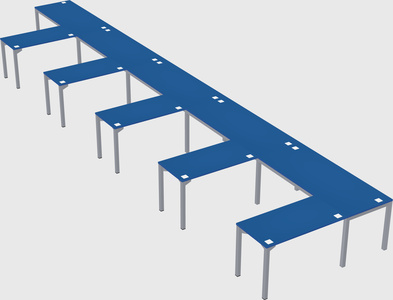 L-shaped desk