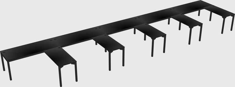L-shaped desk