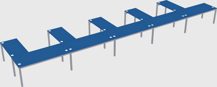 L-shaped desk