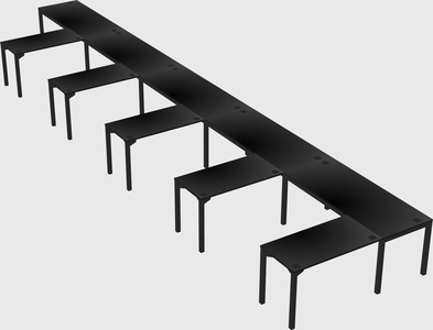 L-shaped desk